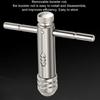 T Handle Ratchet Flexible Ratcheting T Handle Tap Wrench Handle Ratchet Tap Wrench Multipurpose Ratchet Tap Handle for Thread