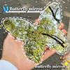 Travel Selfie Convex Mirror Photography Props Decorative Butterfly Shaped Hand Mirrors Portable Girls' Makeup Mirrors