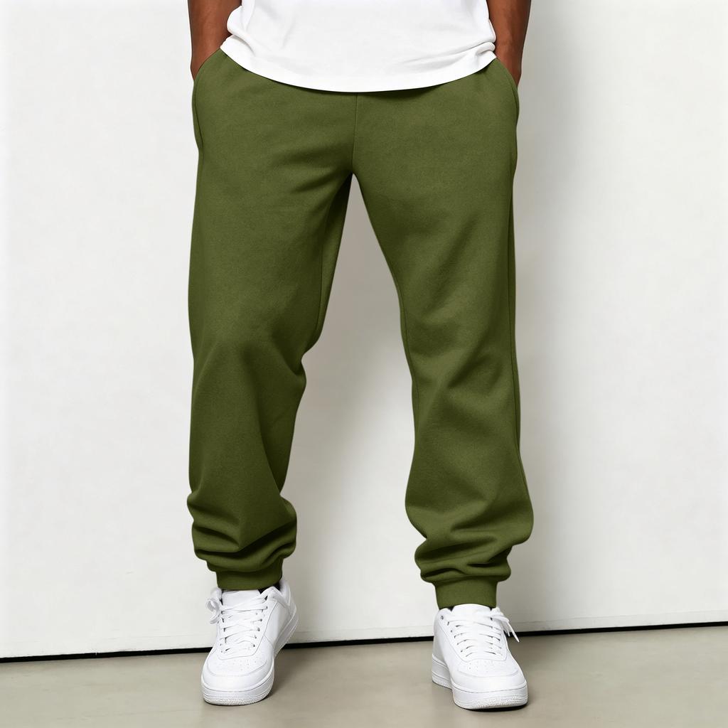 Men's Jogger Pants with Drawstring Elastic Waist