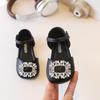 Unique Design Girls' Rhinestone Princess Shoes2026New Summer Fashion Children's Rhinestone Closed-Toe Sandals