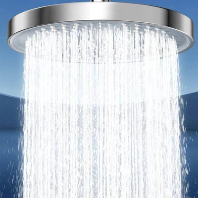 Pressurized Showerhead Rain Shower Head with Large Top Panel Single-head Pressurized Rain Shower for Home Bathing and Showering