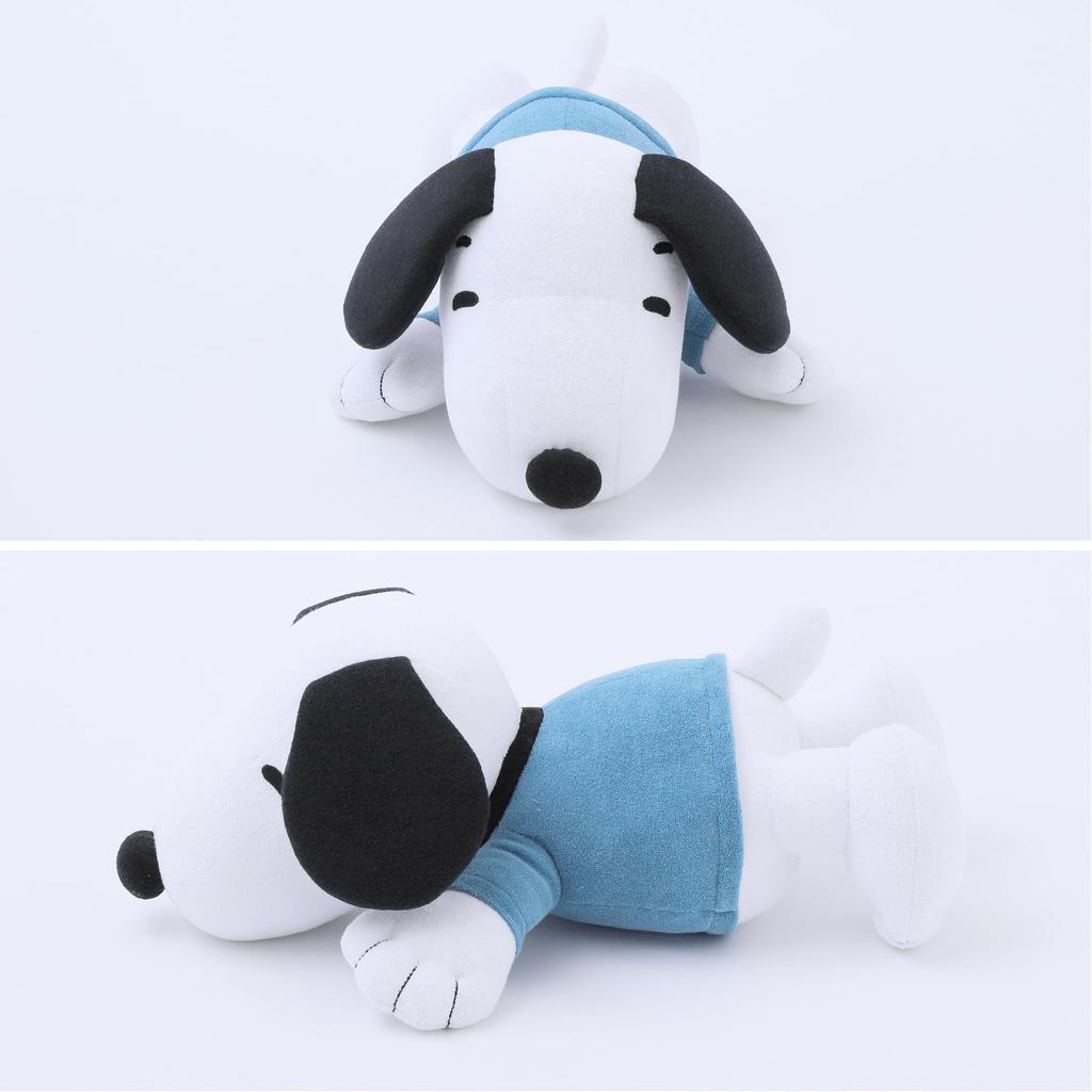 Nishikawa Snoopy Mini Body Soft Terry Perfect for and a Great LH63303090 Pillow, 52x24cm, Washable, Fabric, Naps, Portable, Compact, Gift, White,