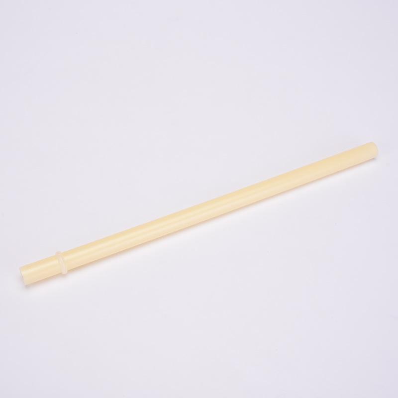 12Mm Aperture Straw Multi-Color Solid Color Plastic Cup Accessories Pp Straw Non-Disposable Straw With Ring