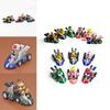 Super Mario Bros Kart Pull Back Car Action Figure Set 6 Pcs Colorful Collectibles