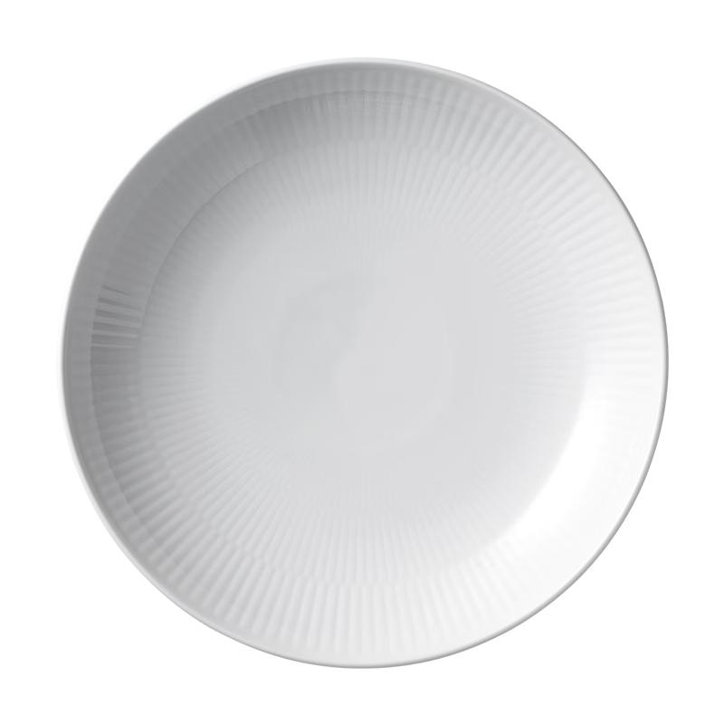 Royal Copenhagen White Fluted Dinner Plate 20cm
