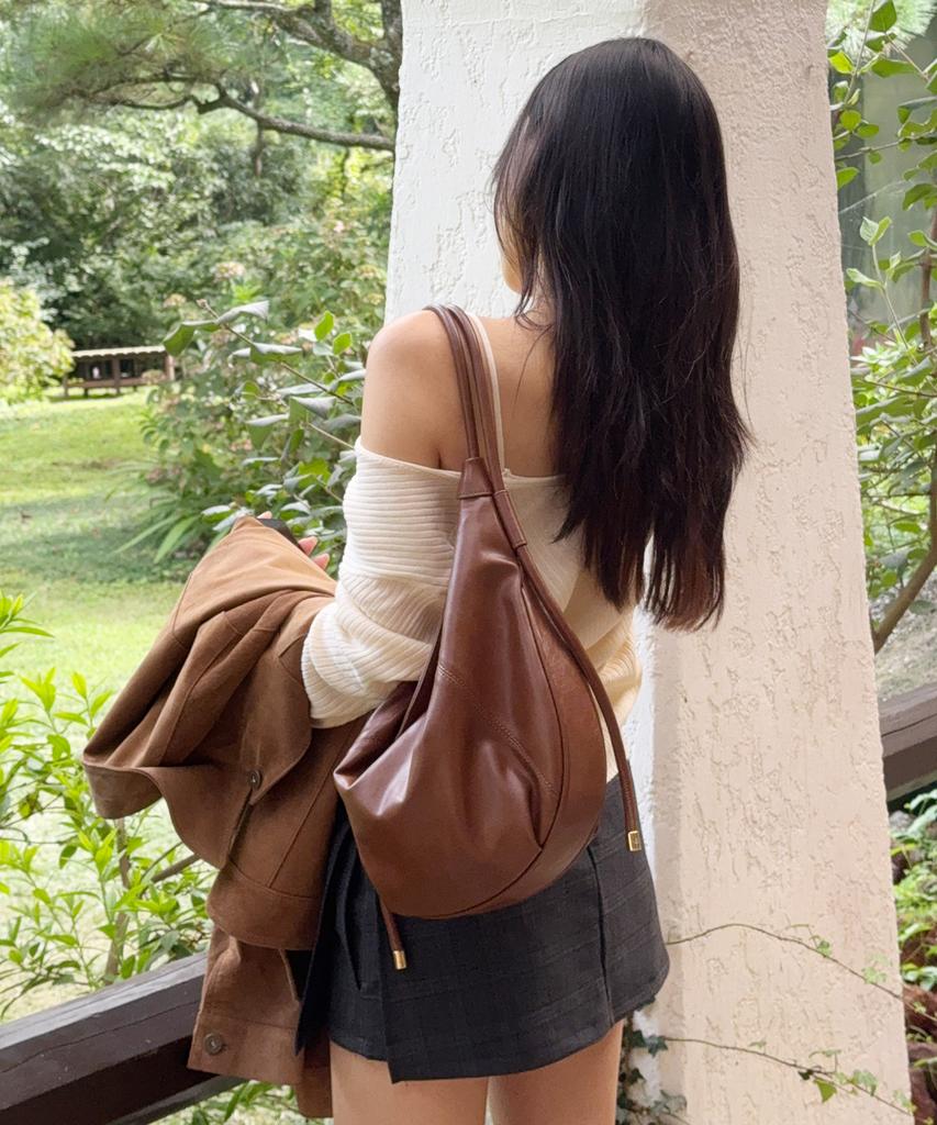Talli Noir Flap Bag 26_Brown