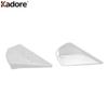 For Toyota CHR C-HR 2016-    Chrome Rear Window Spoiler Wing Cover Trim C Pillar Frame Trims Car Accessories2pcs
