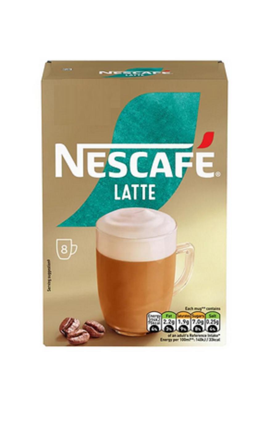 @ NESCAFÉ LATTE Coffee 8 x Each 18Gn 144g Sachets Zr-3082-60%Off