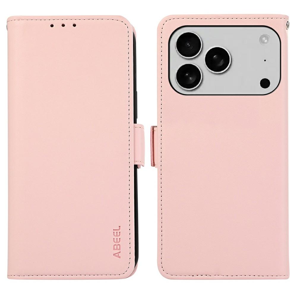 ABEEL For iPhone 17 Pro Max Case Leather Phone Cover with RFID Blocking Wallet