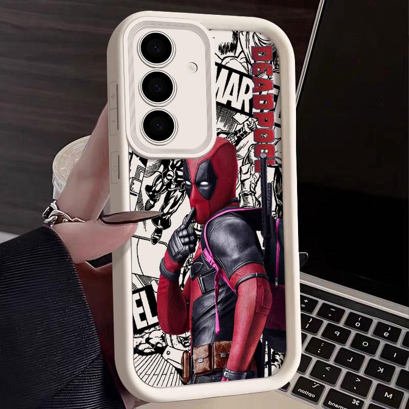 Marvel Comics Deadpool Fundas For Samsung Galaxy S26 S25 S24 S23 S22 Plus S21 Ultra S20 FE Case S26Ultra Soft Phone Back Cover