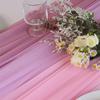 Reusable Sheer Chiffon Table Runner Chiffon Gauze Table Runner Chiffon Table Runner  Bridal Shower