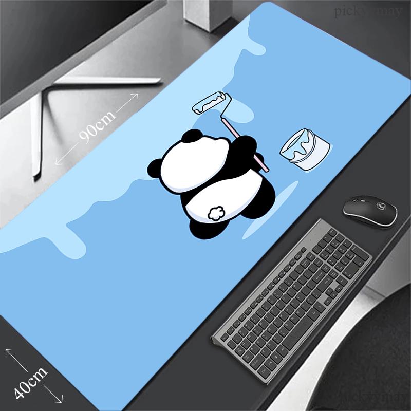 Panda xcm XXL Lock Edge Mousepads Large Gaming Mousepad Desk Mat Mouse Mat Beast Desk Pad For Gift Mouse Pad