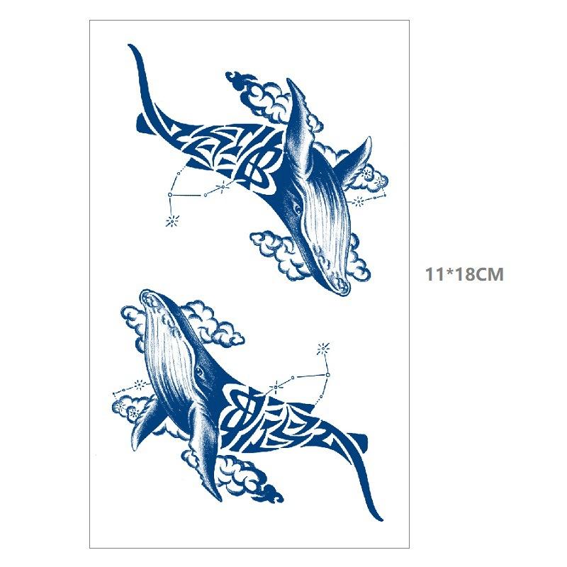 Emmy Herbal Gradual Change Water Transfer Simulation Can Not Wash Off Semi-Permanent Bow Deer Head Dream Catcher Tattoo Sticker