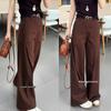 Damenmode Scimitar High-Waist Haremshose - Frühling/Herbst 2025 Schlankmachend Schmales/ Gerades Bein.