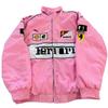 Herren Damen Retro Motorradjacke Baumwolle Gepolstert Winddicht Sportmantel Reiten Wandern Camping Outdoor