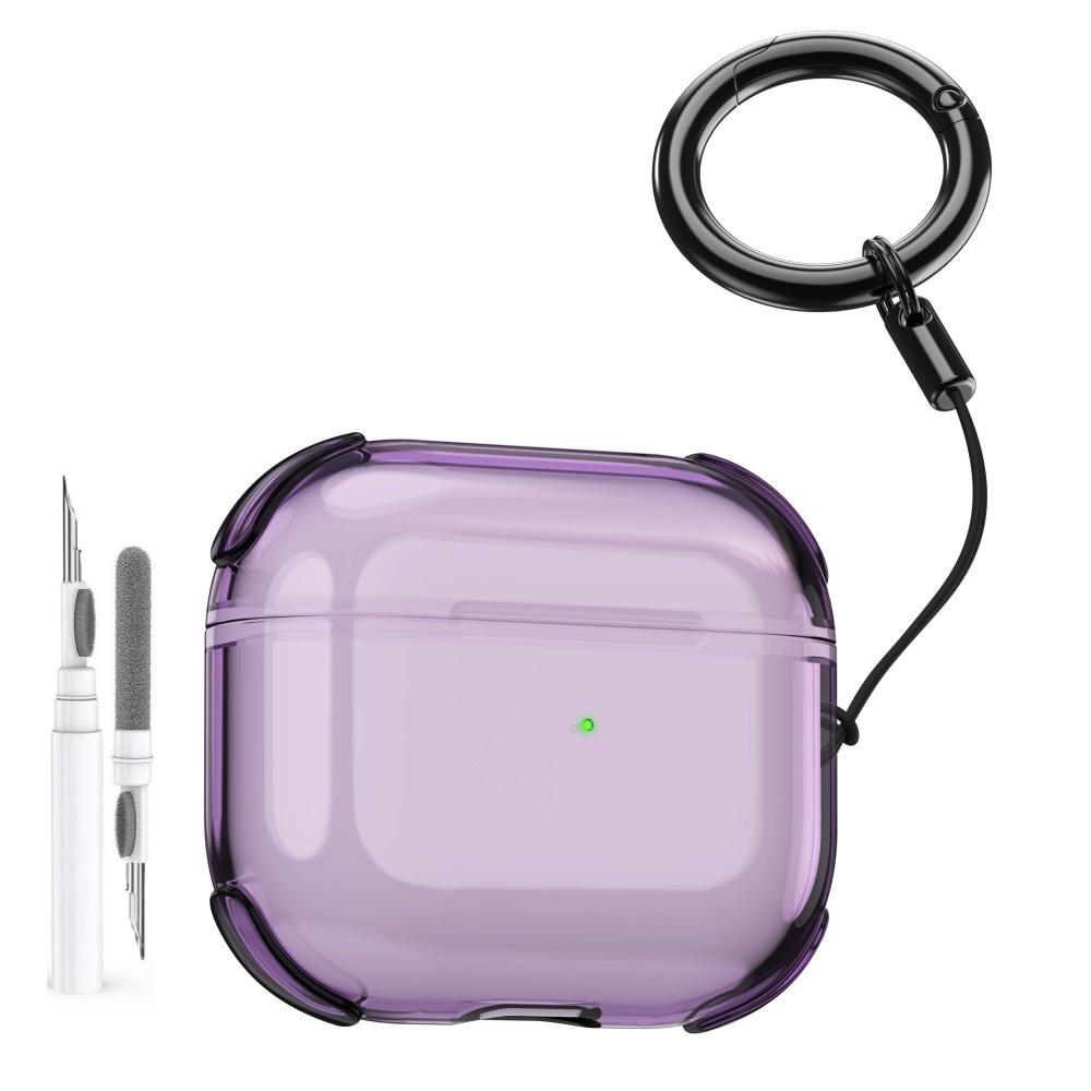 Für Airpods Pro 3 Hülle Klare Abdeckung Weiches TPU Hochtransparent Verhindert Vergilbung mit Reinigungsset für AirPods Pro 3. Generation Hülle