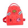 Waterproof Silicone Backpack Adjustable Straps Kindergarten Knapsack Kids Schoolbags  Girls