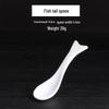 Jingyu Melamine Long-Handle Fishtail Soup Spoon