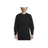 Nike Rundhals-Pullover mit Buchstabenstickerei Herren Sweatshirt Schwarz DV9975-010