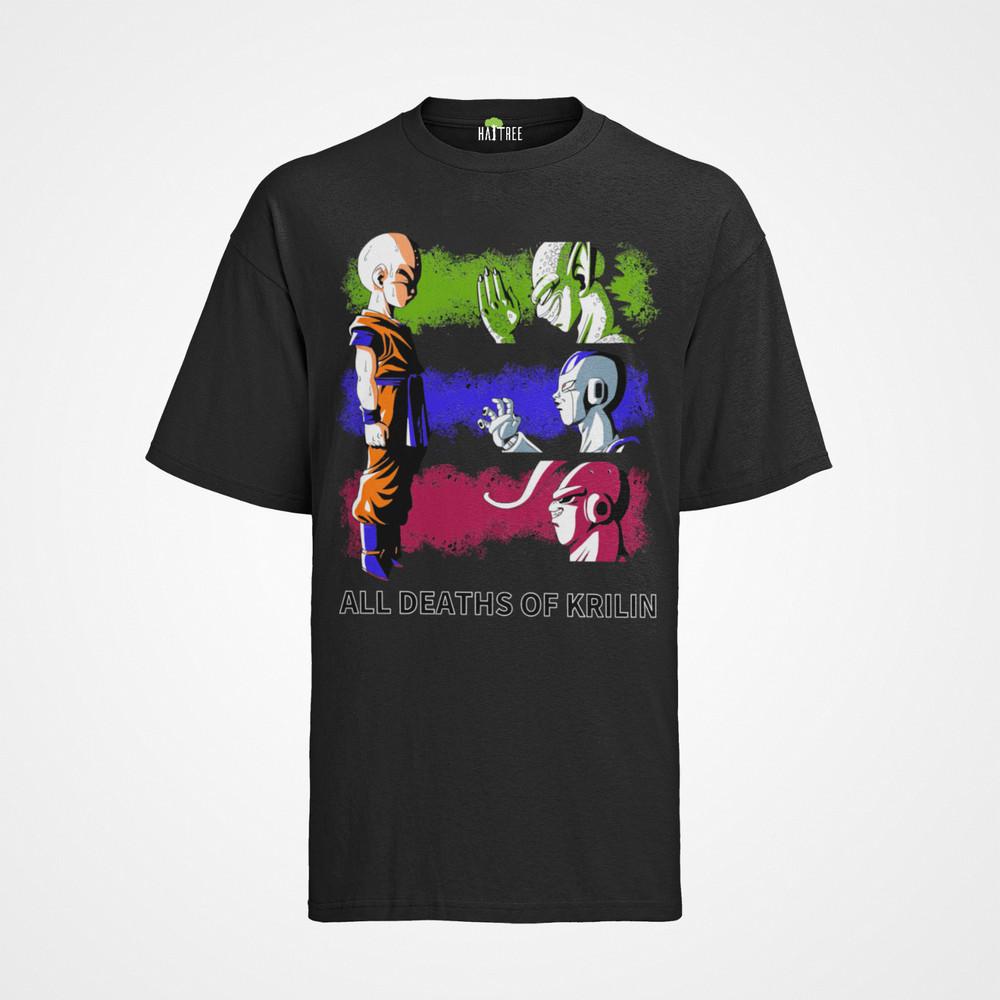 

All Death of Krillin Son Goku Dragon Cell Boo freezer Herren T-Shirt Baumwolle 4XL