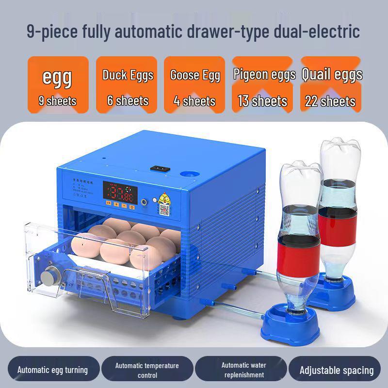 Incubatrice Automatica Intelligente per Uova: Adatto per la schiusa di pulcini, anatroccoli e ochetti.