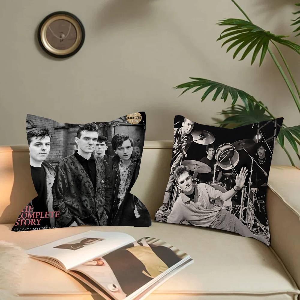 Rock Band S-Smiths Pillow Gift Home Office Decoration Bedroom Sofa Car Cushion Cover Case 45x45