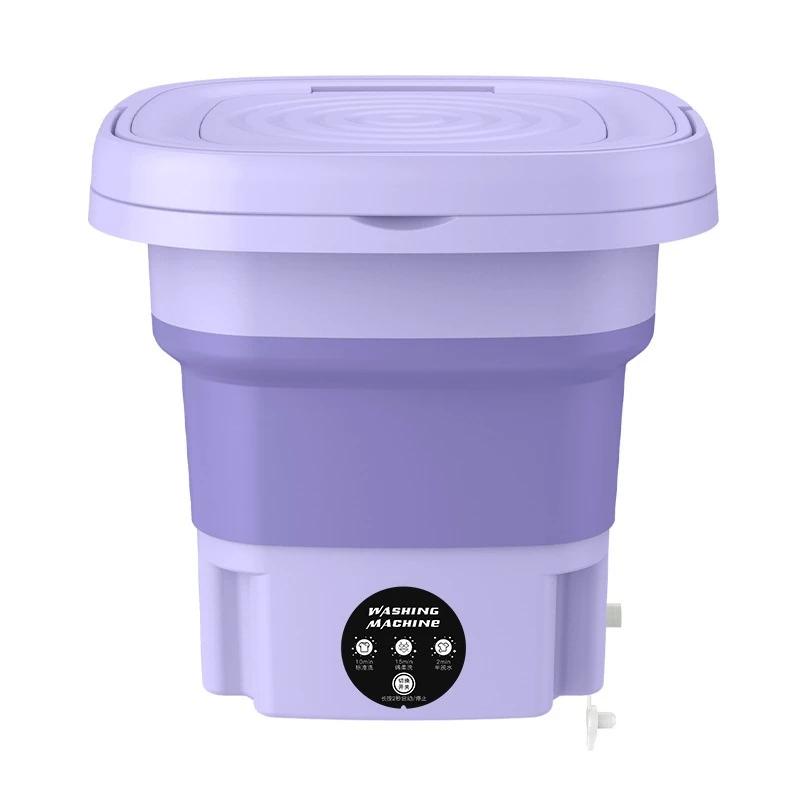 Lavadora portátil plegable para ropa interior y bebé, mini lavadora compacta para dormitorio