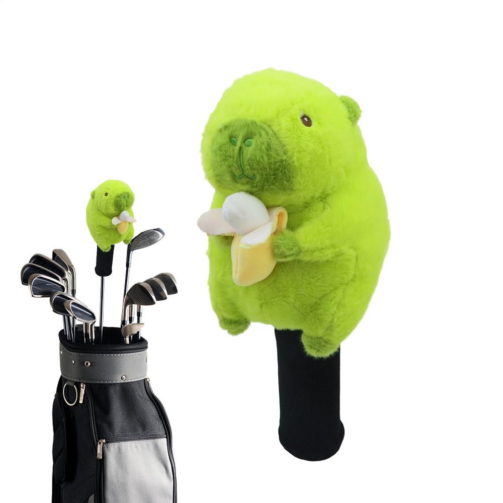 Golf Driver Headcover Animals Plush Driver Headcover For Men Women Cartoon Plush Animal Protective Putter Gear For Women Men