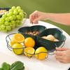 Frutero Decorativo Centro de Mesa Cesta de Metal para Encimera Snacks Hogar