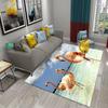 Cute Flamingo Carpet Romantic Animal Rugs Bedroom Living Room Decor Mat Doormat Soft Kitchen Non-slip Hallway Floor Area Rugs