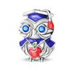 Animal Charm Bead Components Copper Metal Bear Rabbit Dog Panda Elephant Pig Kapibala Bead Components Pendant Bead Components Compatible With