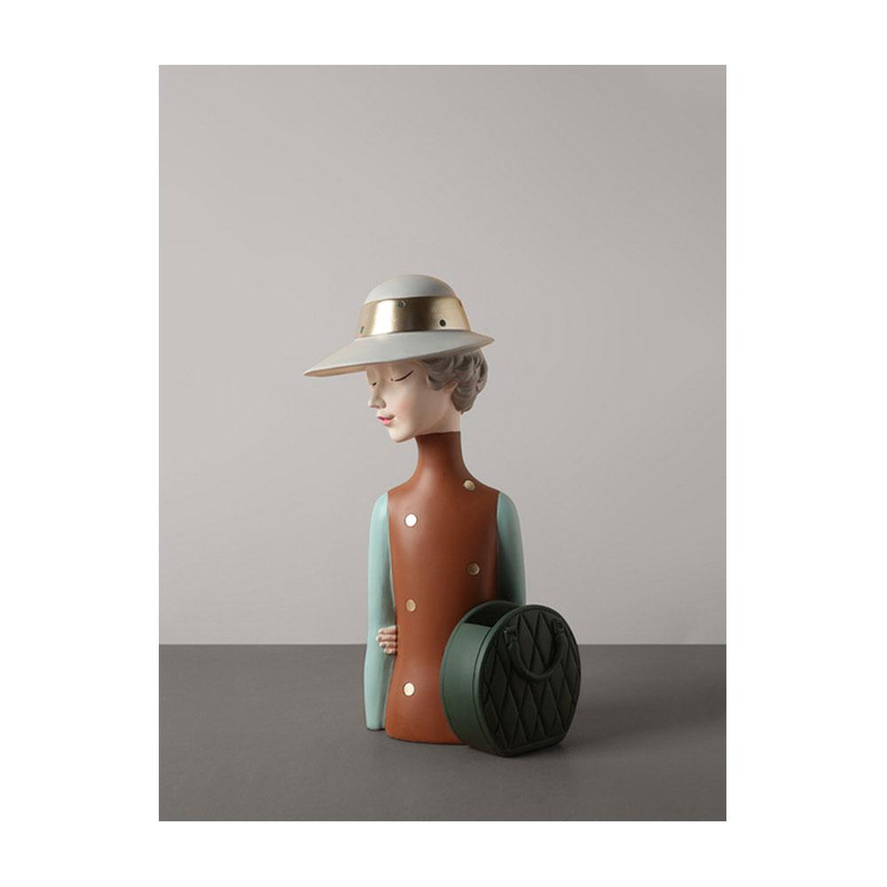 Harz Mädchen Kunst Wohndekor Dekoration Zimmer Figuren Für Innen Schreibtischzubehör Kawaii Statue Skulpturen Nordisch Wohnen