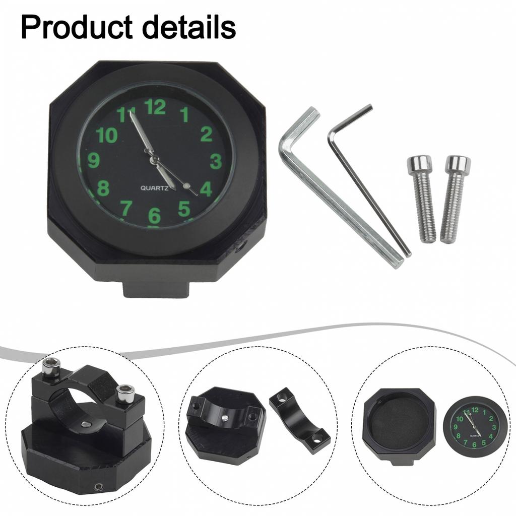 Handlebar Watch Waterproof Motorcycle Clock Motorcycle Clock