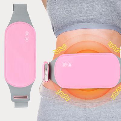 Cinto Térmico USB Lavável para Útero Compressão Quente Vibração Massajador de Cintura Abdominal Alívio da Dor Menstrual Aquecedor de Barriga Almofada de Aquecimento