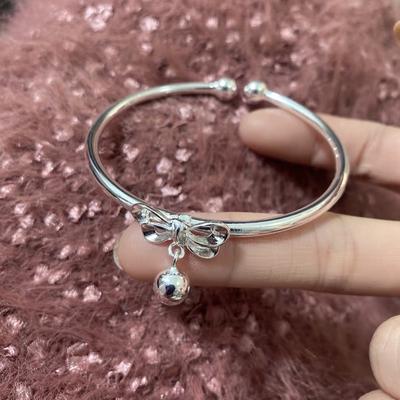 Pulseira de laço de sino feminina verão simples luz luxo nicho design borboleta seção pulseira ajustável jóias