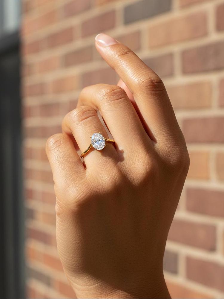 925 Sterling Silver Fashion V-shaped Oval Zircon Ring For Women Engagement Anniversary Wedding Party High Quality Fine Jewelry