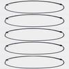 Black Adjustable 40-80Cm Waxed Cord Leather Necklaces For Women Men Accessories Simple Trendy Rope Long Necklace Fit Diy Pendant