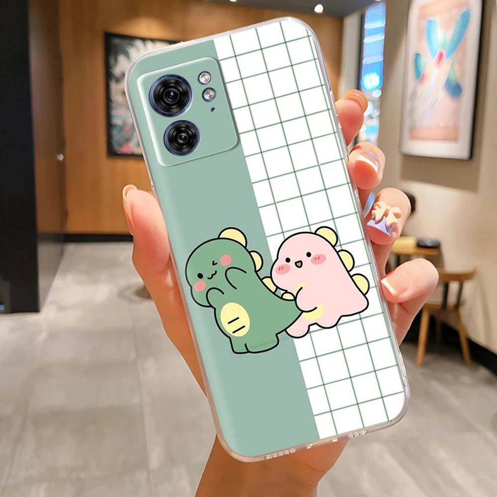 For Moto Edge 40 XT2303-2 Phone Case Panda Butterfly Soft Clear Slim Silicone Phone Cover for Motorola Moto Edge40 Edge 40 pro