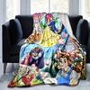 1pc Beauty and the Beast Blanket Home Decor, Couch Throw Blanket, Outdoor, Gift for Her, Flannel Throw, Bedroom, Living Room, Travel