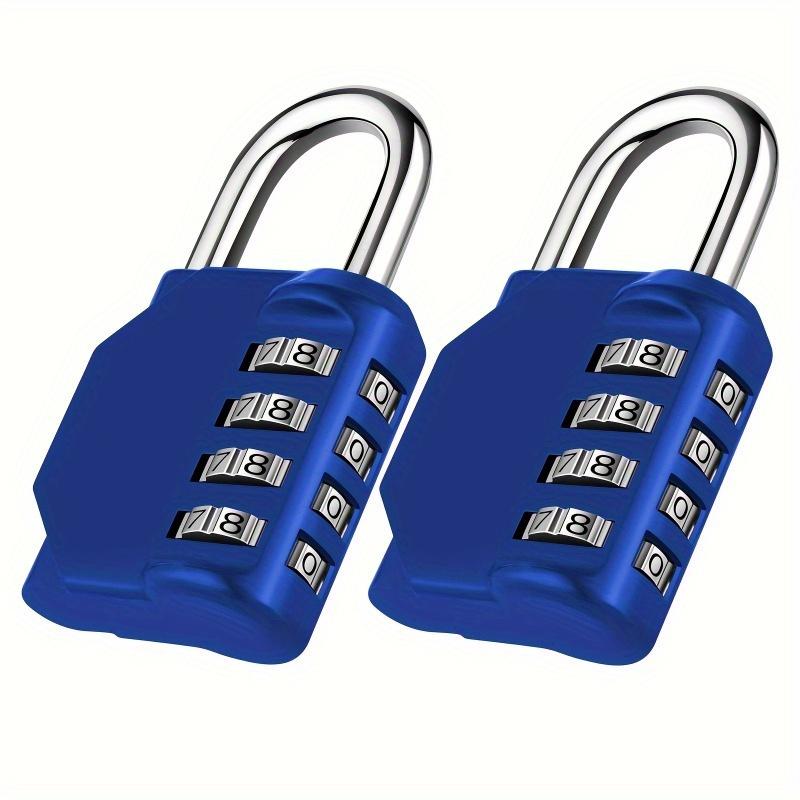 2PCS Combination Lock Resettable 4 Digit Padlock with Combination Waterproof and Heavy Duty Combination Padlock Outdoor