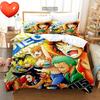 Anime One Piece Duvet Cover Set Comfortable and Warm Bedding Set for Decorating Your Bedroom and Enhancing Home Life Teens Gifts