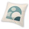Soothing Geometric Minimalism Square Pillowcase Polyester Linen Velvet Creative Zip Decor Pillow Case Room Cushion Cover