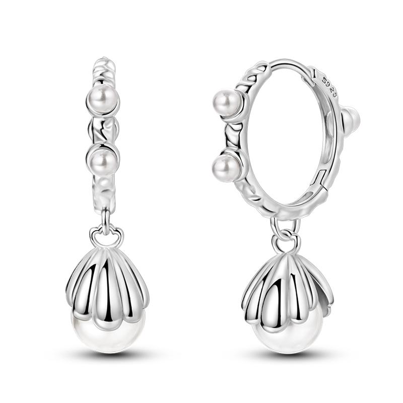 925 Silver Ocean Theme Earrings Dolphin Sea Star Shell Turtle Original Design Fashion Jewelry for Women
