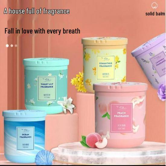 Maple Leaf Scented Air Freshener Balm – Long-Lasting Deodorant for Home, Bedroom, and Toilet with Dust Mite Removal.