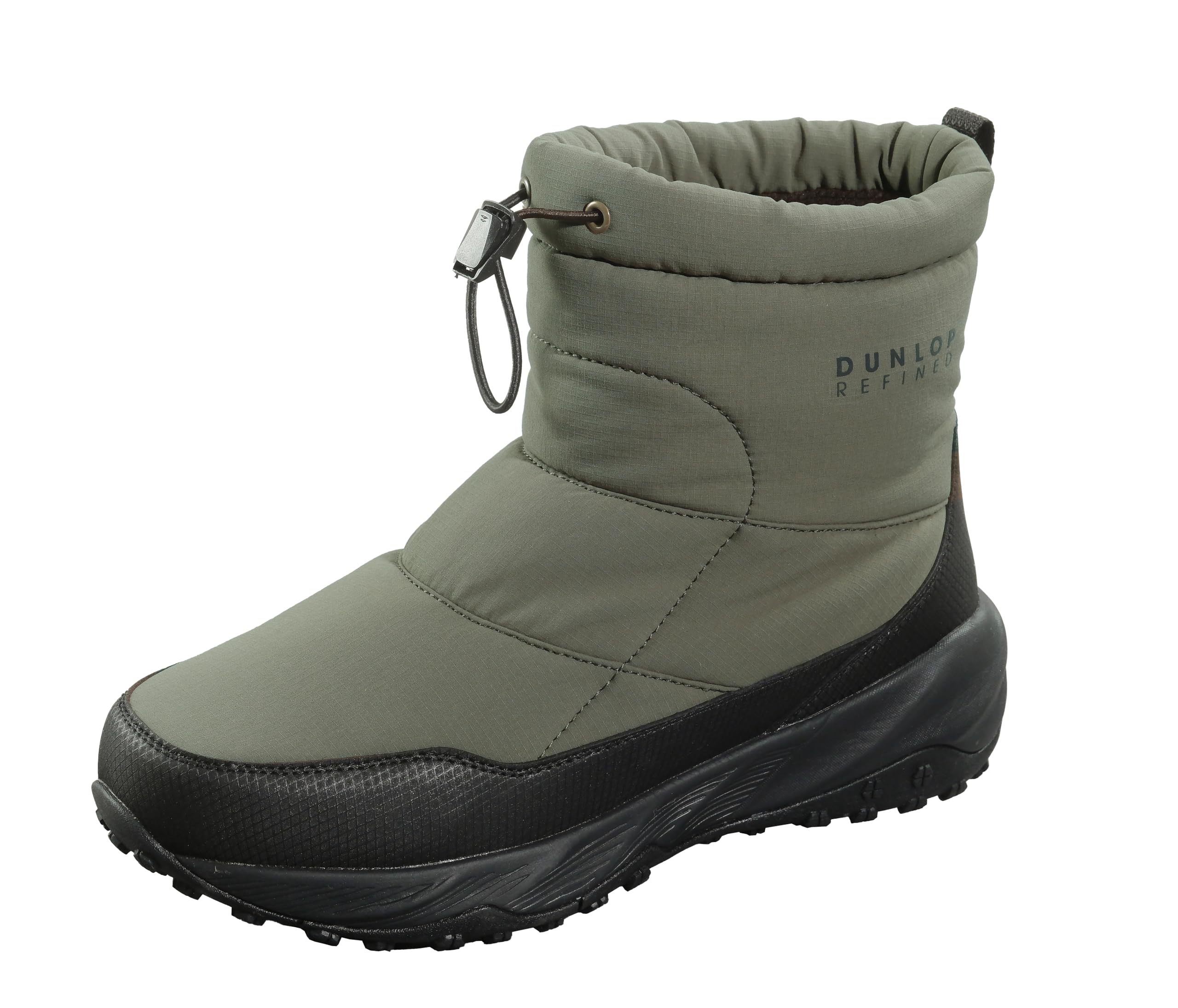 

Dunlop Refined Bean Waterproof Winter Snow Boots Men s Boots, DA3101, Khaki,
