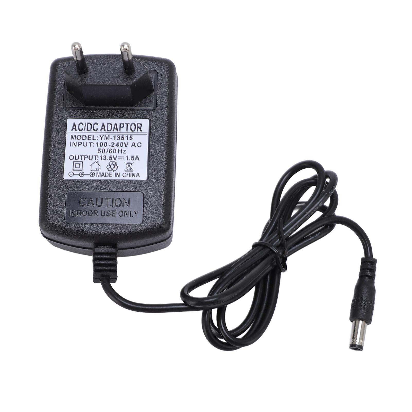 

Адаптер питания для колонки Зарядное устройство DC 13.5V 1.5A Сменный шнур 5.5ммx2.5мм для светодиодного билборда