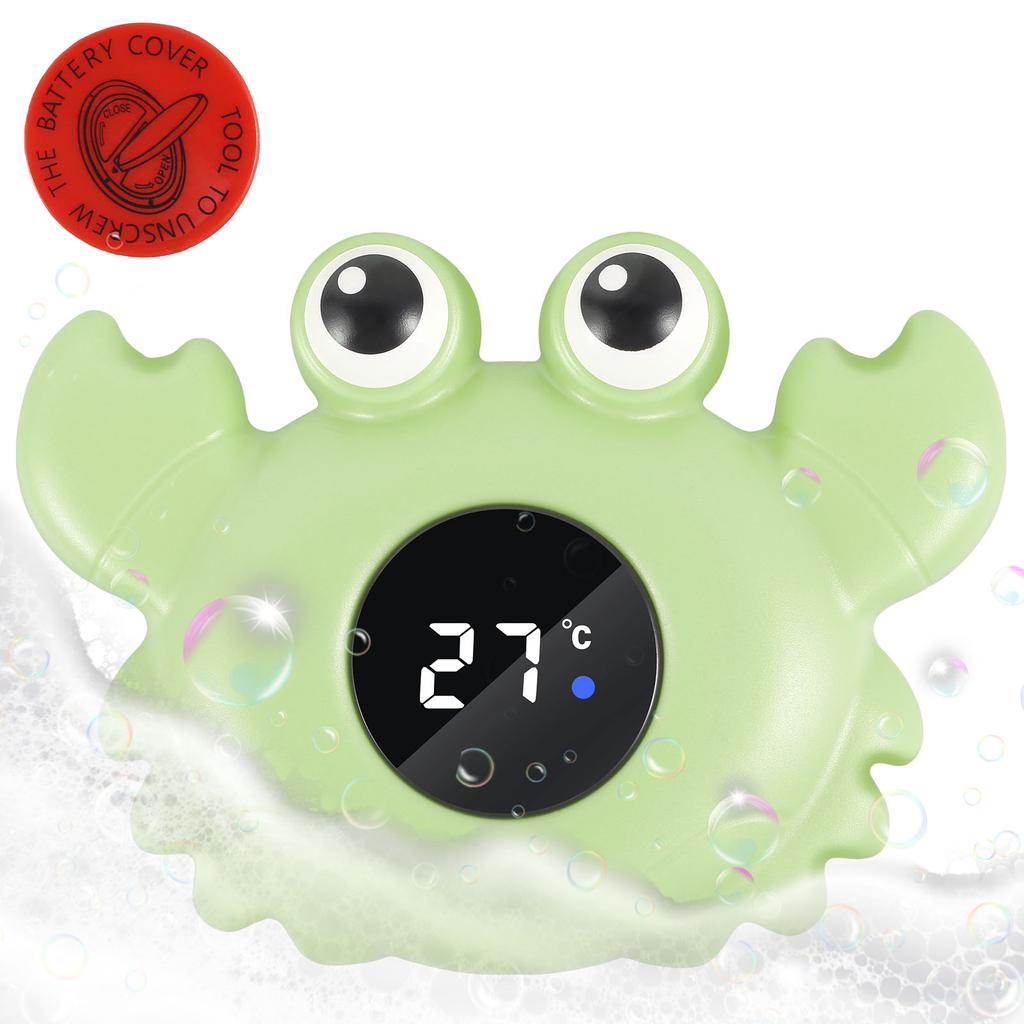 Baby Bath Temperature Meter Crab Little Yellow Duck Thermometer Baby Bathtub Shower Water Thermometer Baby Safe Floating Digital