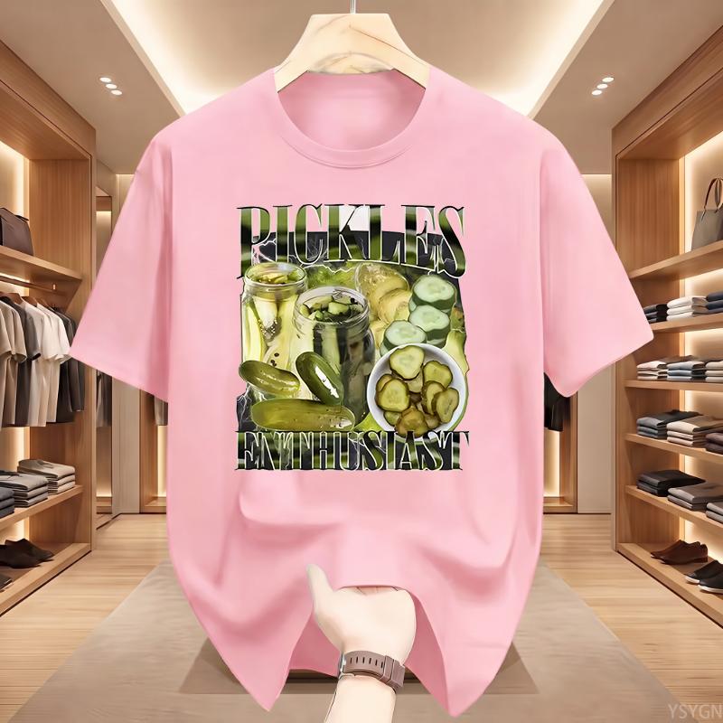 Vintage Pickle Enthusiast Funny Meme T Shirts Women Fashion 90s Graphic T-shirt Tees Women T Shirt Clothes