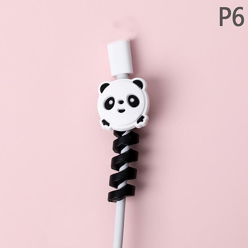 

Lovely Cartoon Charger Data Cable Protective Cover Cover Earphone Protective Protective Cable Covering Line Cable Covering Line
