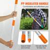 Manual Pole Saw,4.6-9.8 Ft Extendable Tree Pruner, Sharp Steel Blade for High Branches Trimming, Manual Branch Trimmer with Lightweight Aluminum Alloy